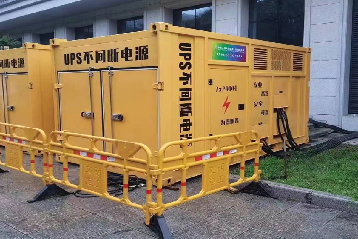 琼结发电机租赁施工现场