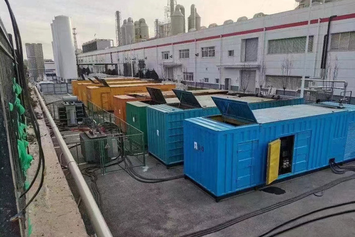琼结发电机租赁施工现场